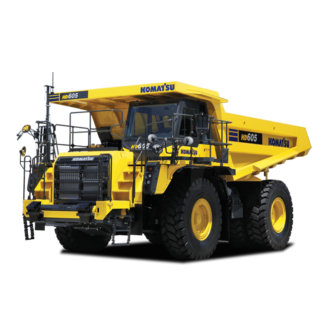 Wheel loader alat berat di area tambang